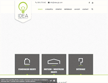 Tablet Screenshot of idea-gb.com
